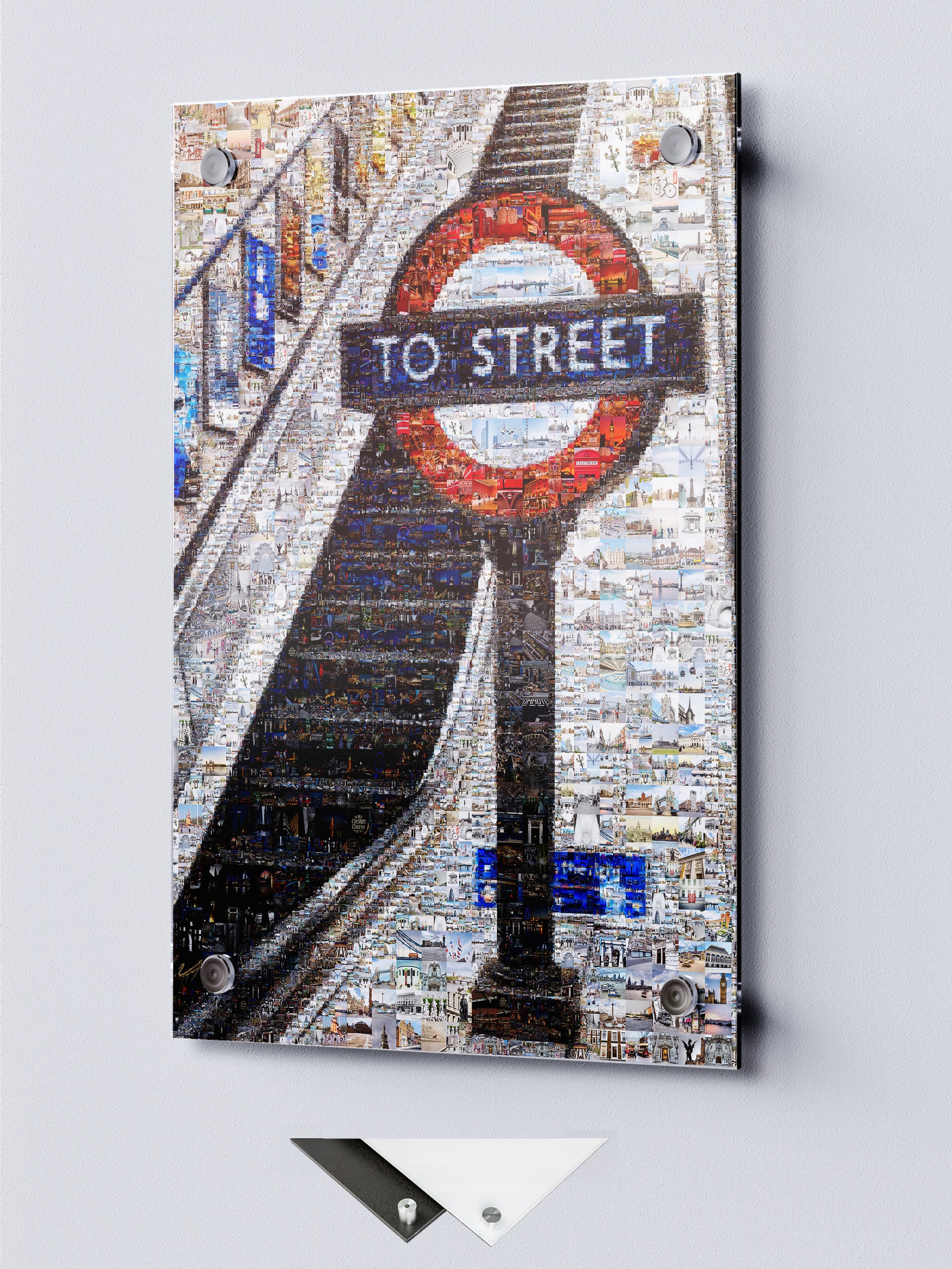 Stunning London Mosaic Art: Iconic 'To Street' Underground Sign Artwork AtelierMosaics