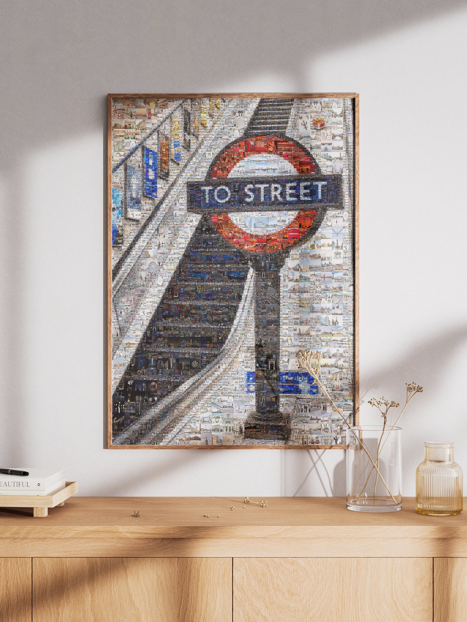 Stunning London Mosaic Art: Iconic 'To Street' Underground Sign Artwork AtelierMosaics