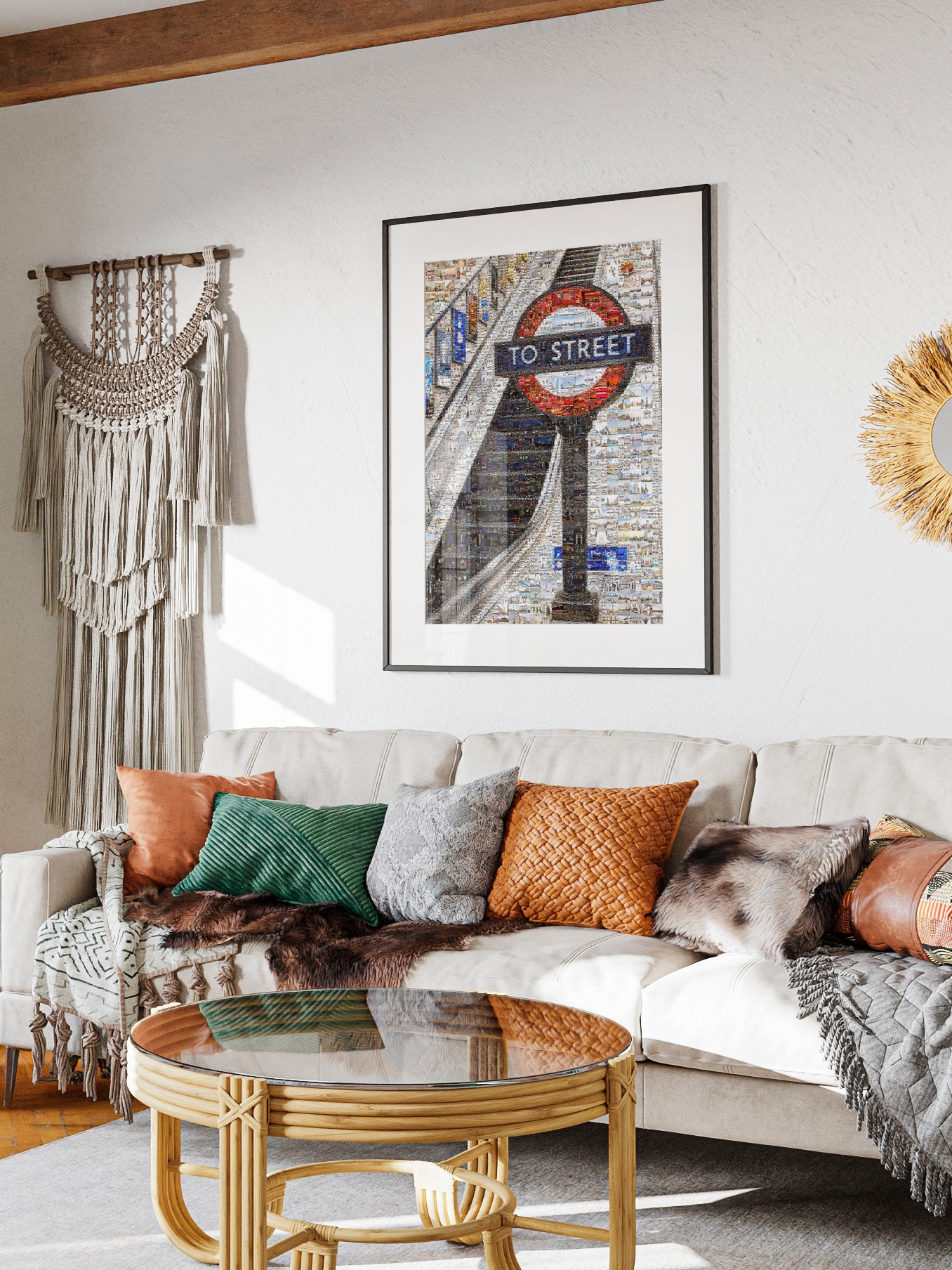 Stunning London Mosaic Art: Iconic 'To Street' Underground Sign Artwork AtelierMosaics