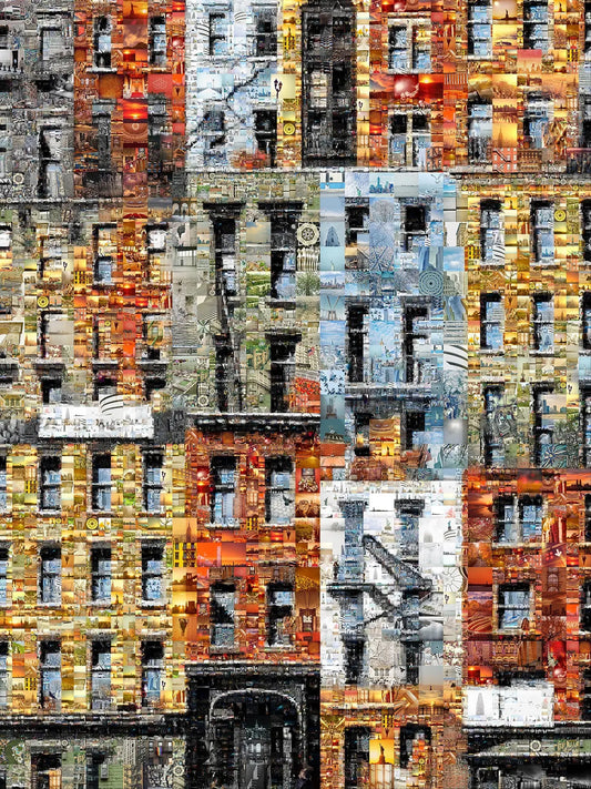 Stunning Mosaic Artwork of Urban Landscapes - Colorful Cityscape Wall Art for Home Decor AtelierMosaics