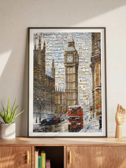 London Mosaic Art: Iconic Big Ben and UK Landmarks - Perfect Wall Decor AtelierMosaics