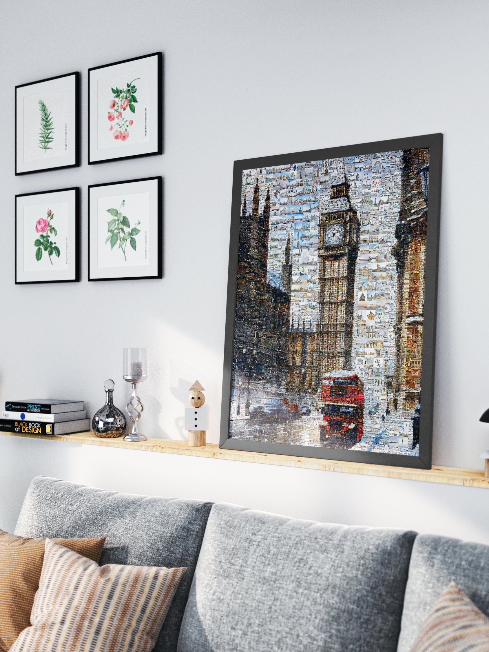London Mosaic Art: Iconic Big Ben and UK Landmarks - Perfect Wall Decor AtelierMosaics