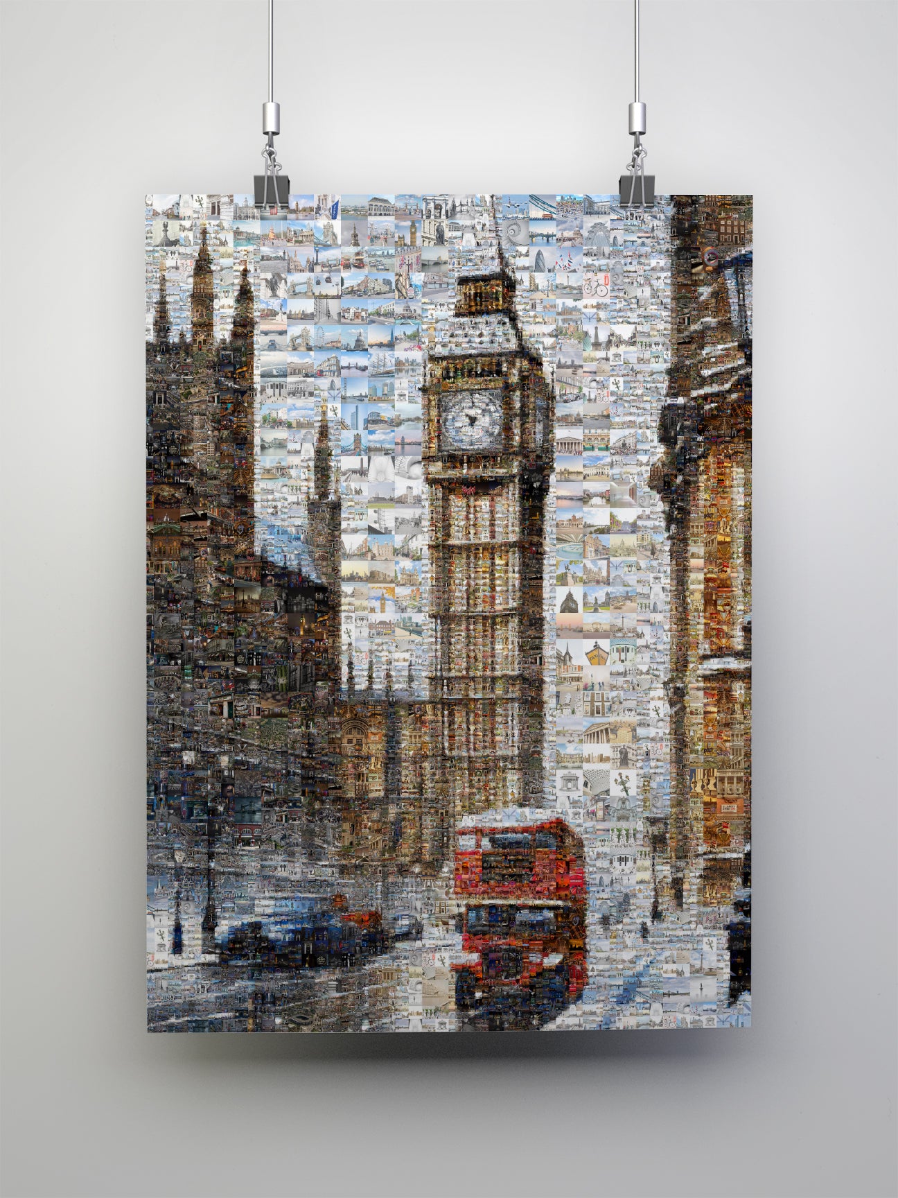 London Mosaic Art: Iconic Big Ben and UK Landmarks - Perfect Wall Decor AtelierMosaics