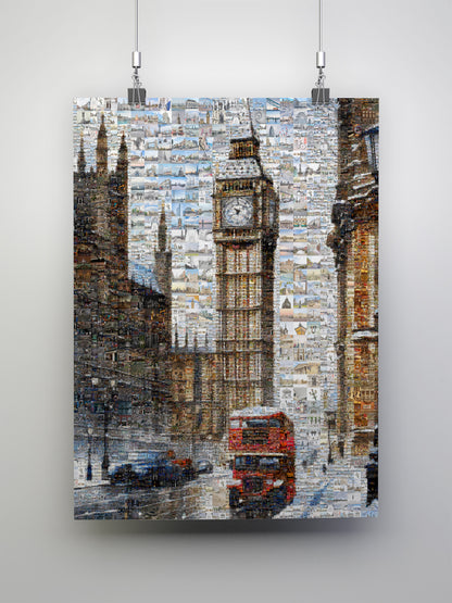 London Mosaic Art: Iconic Big Ben and UK Landmarks - Perfect Wall Decor AtelierMosaics