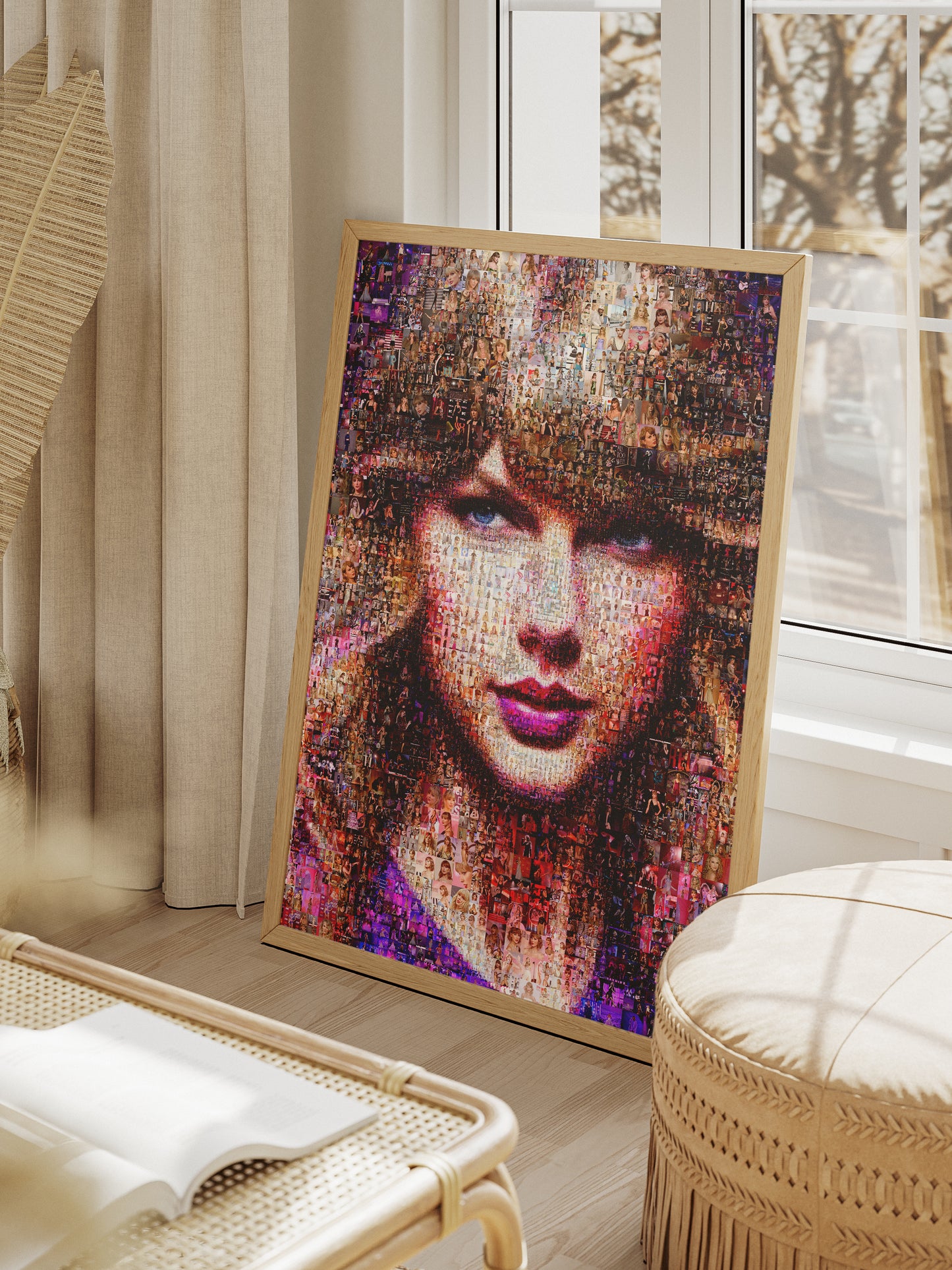 Stunning Taylor Swift Mosaic Art Print - Unique Fan Gift for Swifties and Music Lovers AtelierMosaics