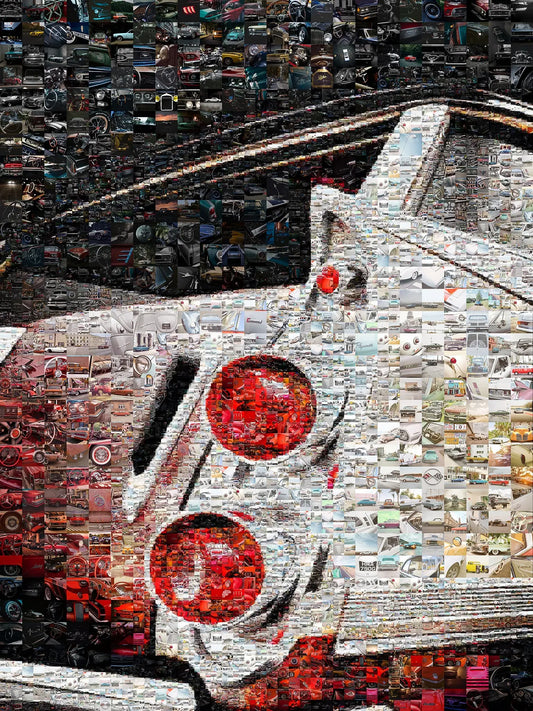 Stunning Automotive Mosaic Artwork - Unique Car & Vehicle Collage for Enthusiasts AtelierMosaics