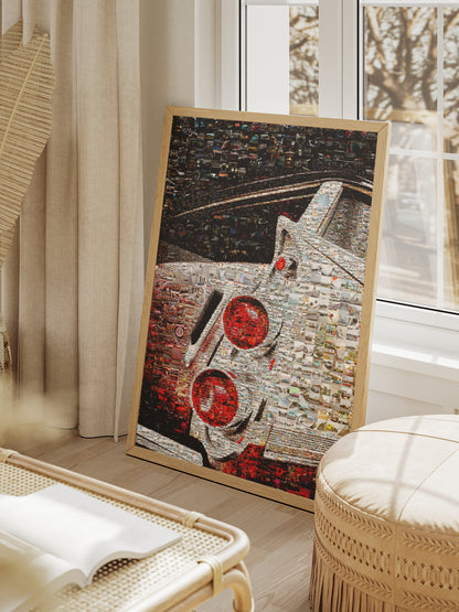 Stunning Automotive Mosaic Artwork - Unique Car & Vehicle Collage for Enthusiasts AtelierMosaics