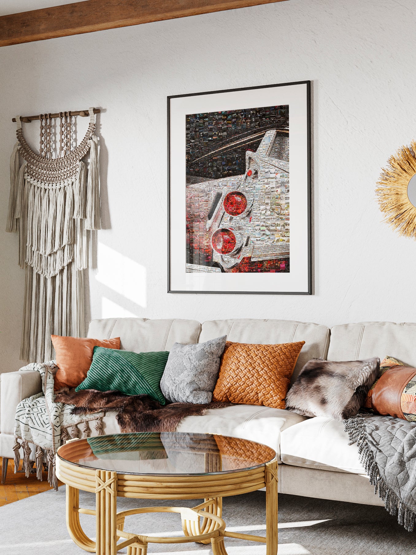 Stunning Automotive Mosaic Artwork - Unique Car & Vehicle Collage for Enthusiasts AtelierMosaics