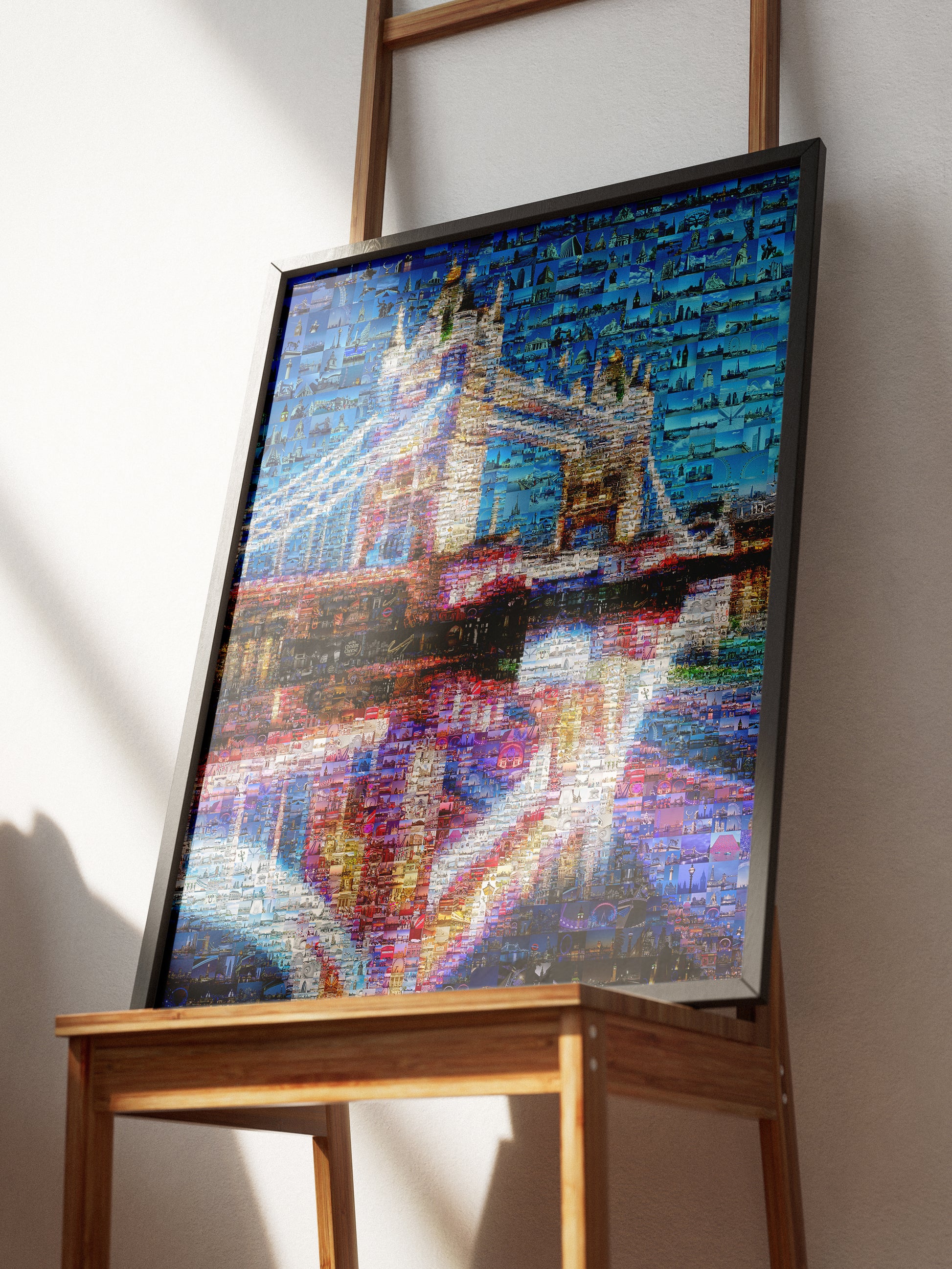 Stunning London Mosaic Artwork - Iconic Tower Bridge and Cityscape Art Piece for Home or Office Decor AtelierMosaics