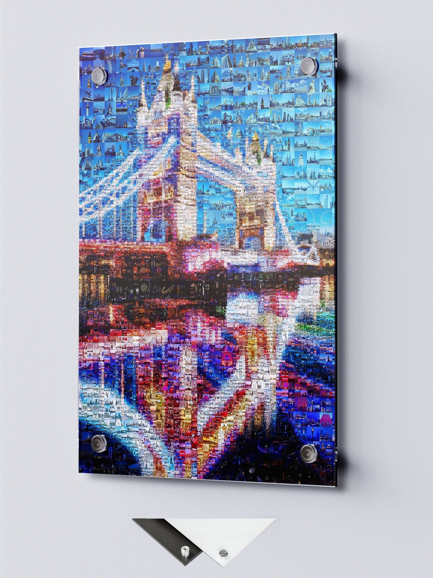 Stunning London Mosaic Artwork - Iconic Tower Bridge and Cityscape Art Piece for Home or Office Decor AtelierMosaics