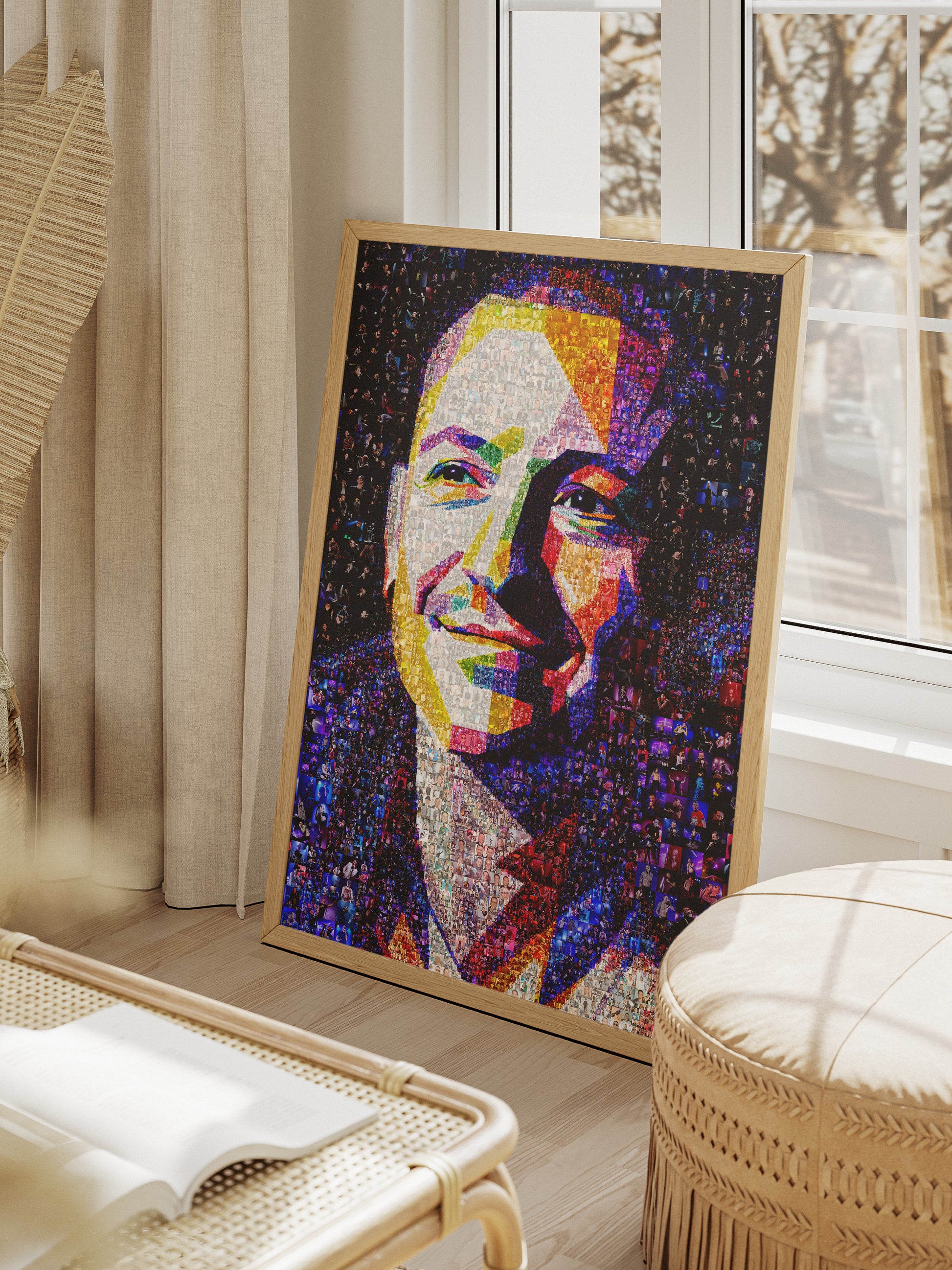 Chester Bennington Mosaic Artwork - Celebrating Linkin Park's Legacy in Stunning Detail AtelierMosaics