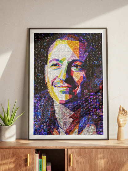 Chester Bennington Mosaic Artwork - Celebrating Linkin Park's Legacy in Stunning Detail AtelierMosaics
