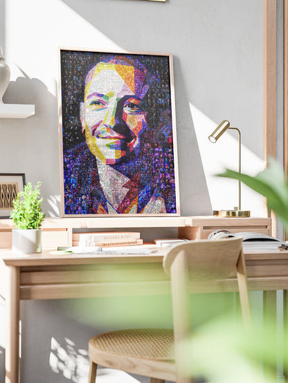 Chester Bennington Mosaic Artwork - Celebrating Linkin Park's Legacy in Stunning Detail AtelierMosaics