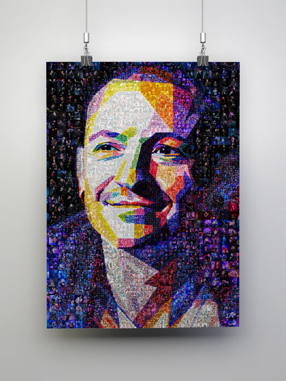 Chester Bennington Mosaic Artwork - Celebrating Linkin Park's Legacy in Stunning Detail AtelierMosaics