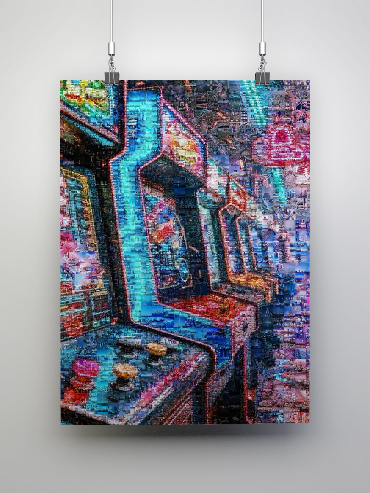 Tokyo Arcade Nights – Japanese Mosaic Wall Art AtelierMosaics