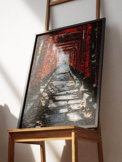 Fushimi Inari Torii – Kyoto Mosaic Wall Art - AtelierMosaics