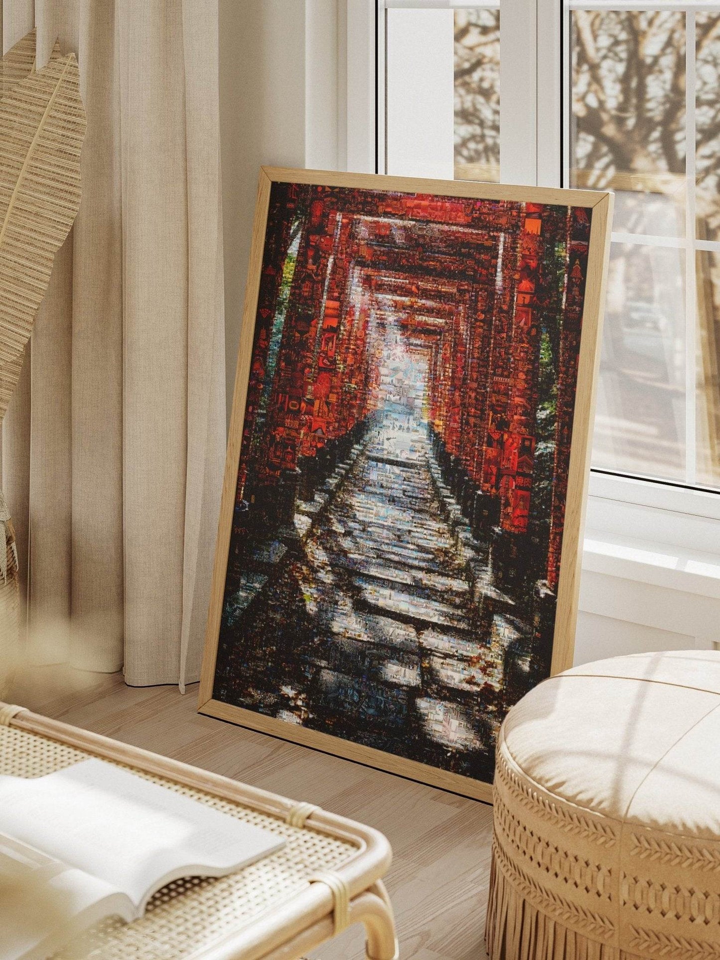 Fushimi Inari Torii – Kyoto Mosaic Wall Art - AtelierMosaics