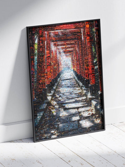 Fushimi Inari Torii – Kyoto Mosaic Wall Art - AtelierMosaics