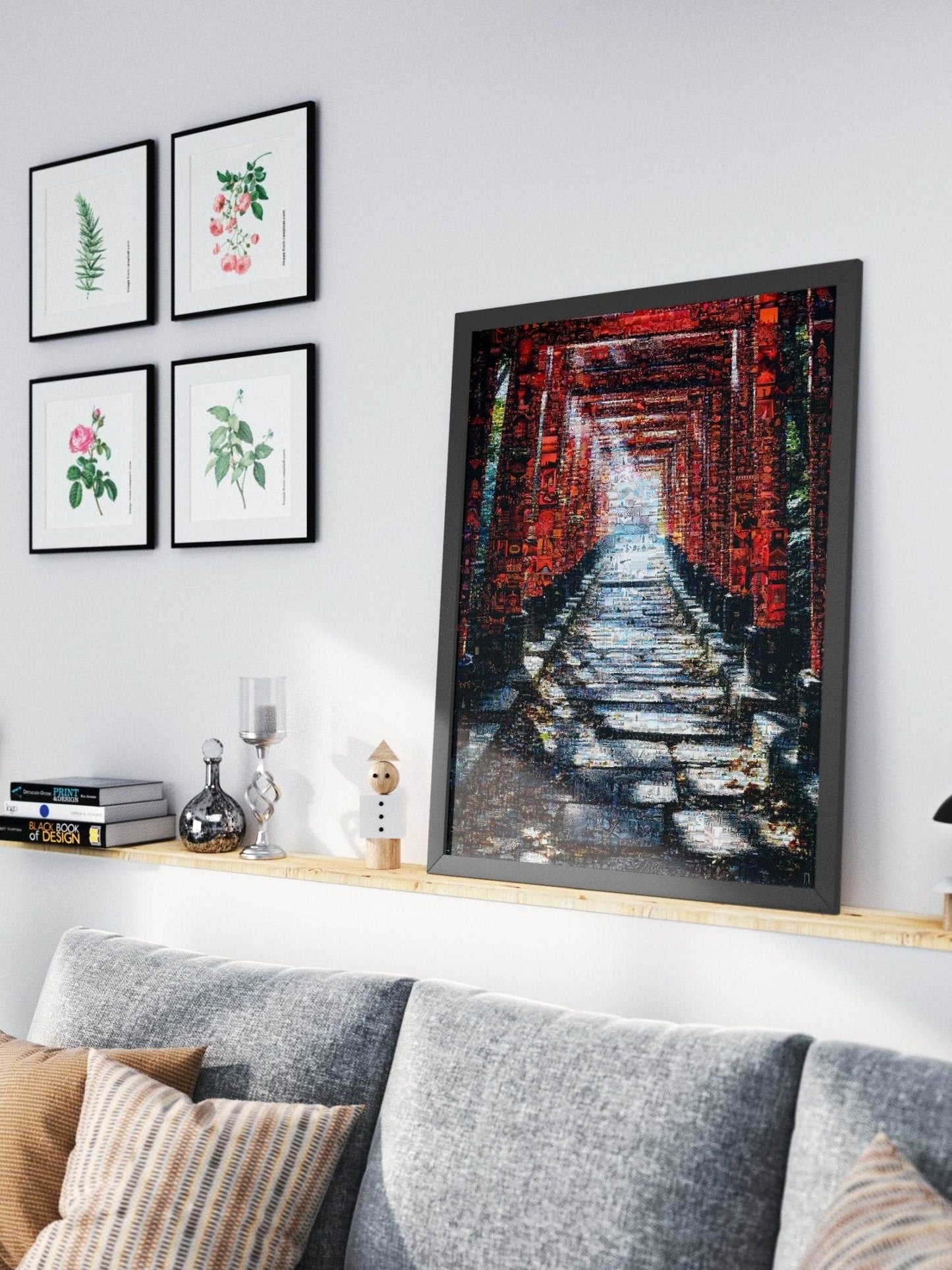 Fushimi Inari Torii – Kyoto Mosaic Wall Art - AtelierMosaics