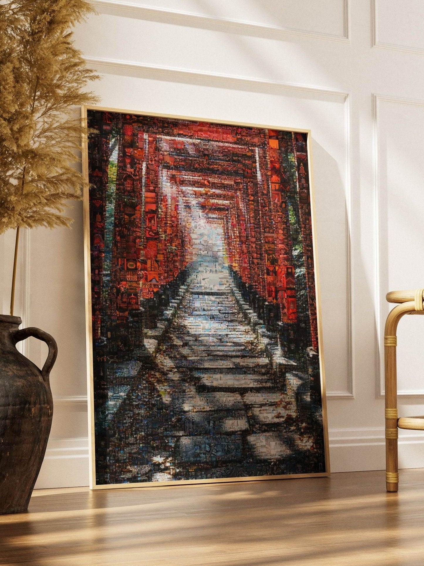 Fushimi Inari Torii – Kyoto Mosaic Wall Art - AtelierMosaics