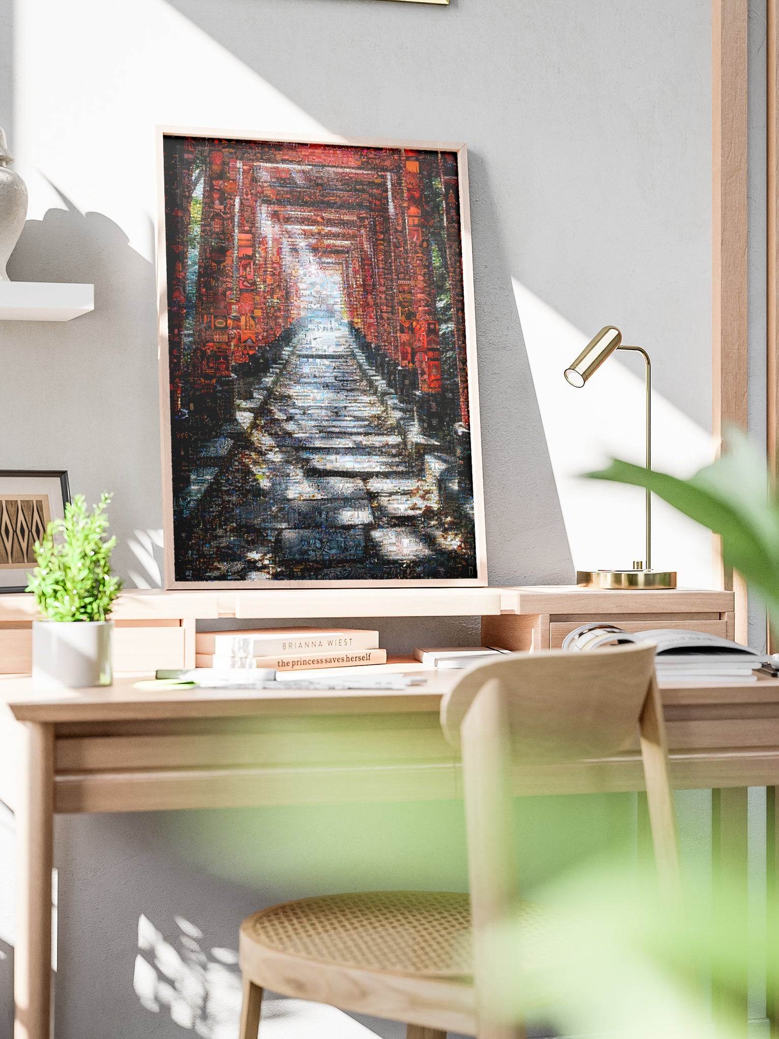 Fushimi Inari Torii – Kyoto Mosaic Wall Art - AtelierMosaics
