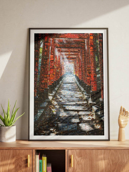 Fushimi Inari Torii – Kyoto Mosaic Wall Art - AtelierMosaics