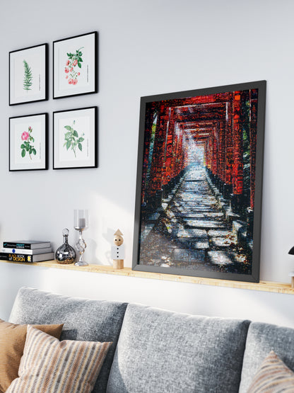 Fushimi Inari Torii – Kyoto Mosaic Wall Art AtelierMosaics
