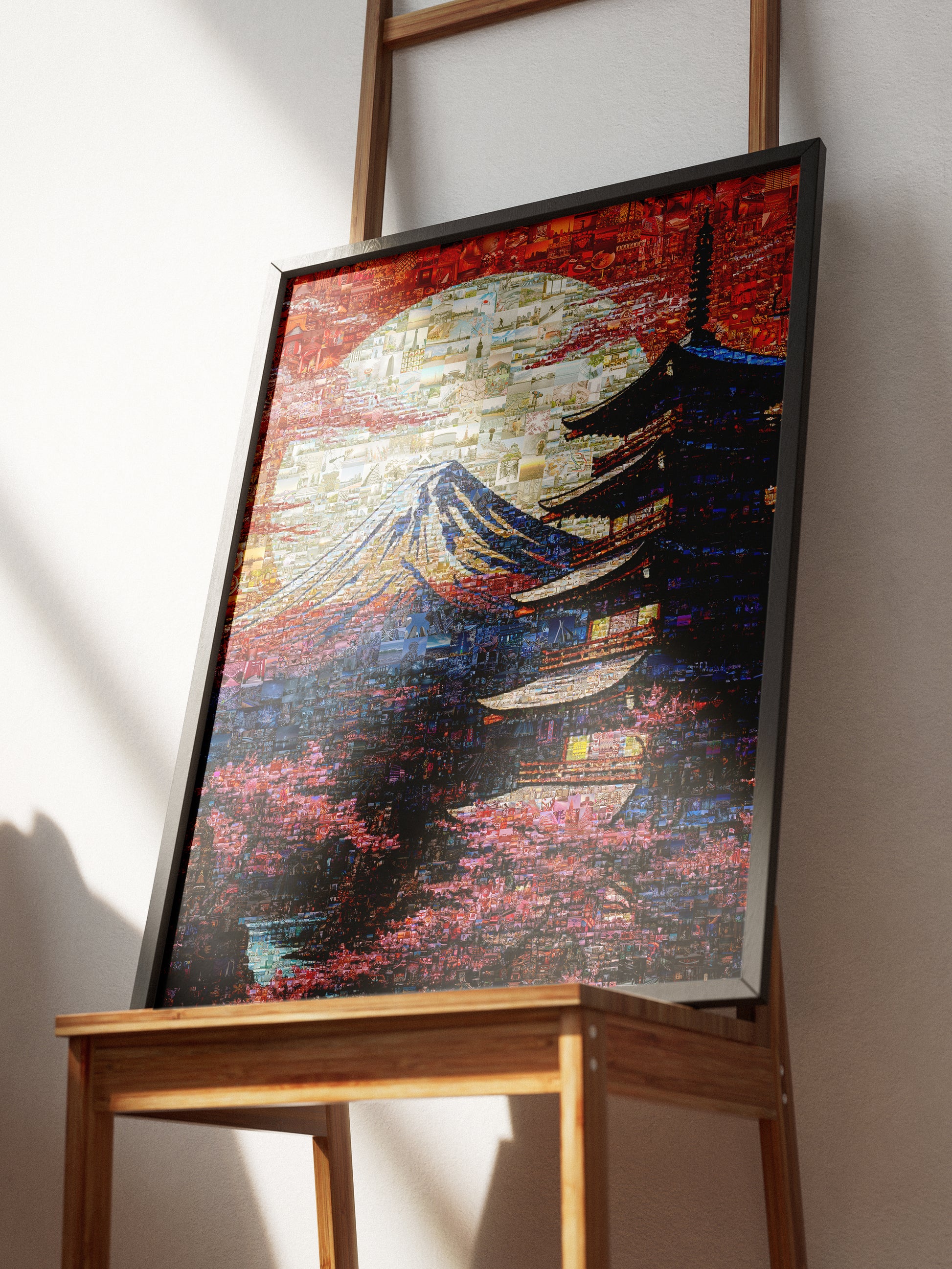 Mount Fuji & Pagoda – Japanese Mosaic Wall Art AtelierMosaics