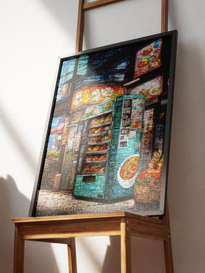 Tokyo Street Vending – Japanese Mosaic Wall Art - AtelierMosaics