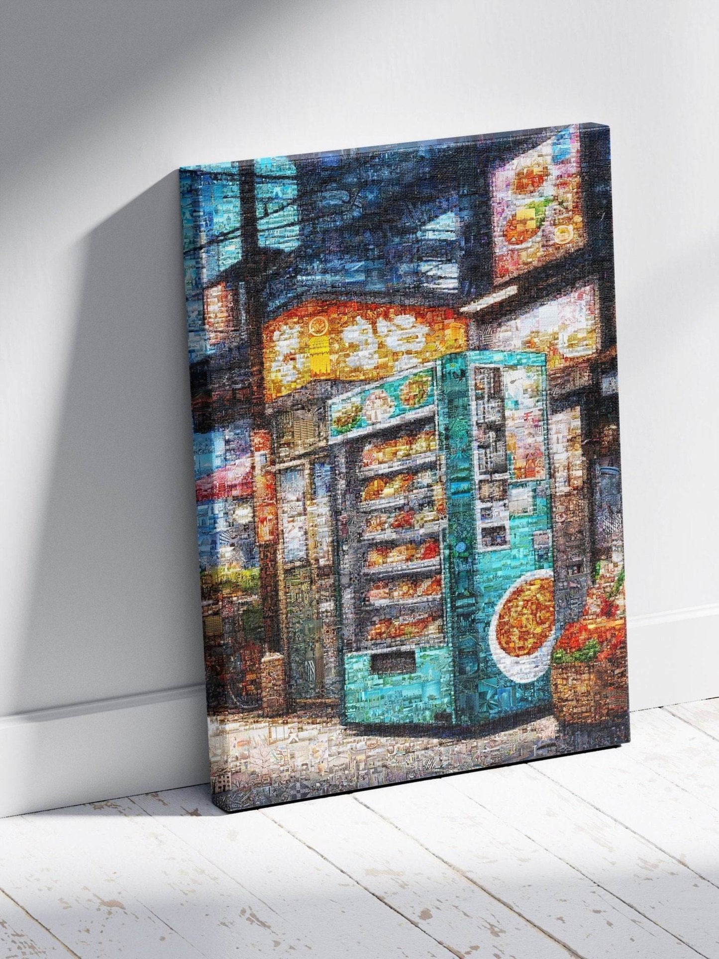 Tokyo Street Vending – Japanese Mosaic Wall Art - AtelierMosaics