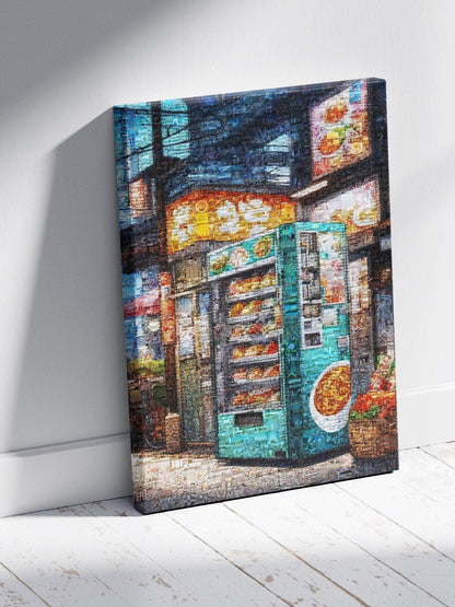 Tokyo Street Vending – Japanese Mosaic Wall Art - AtelierMosaics