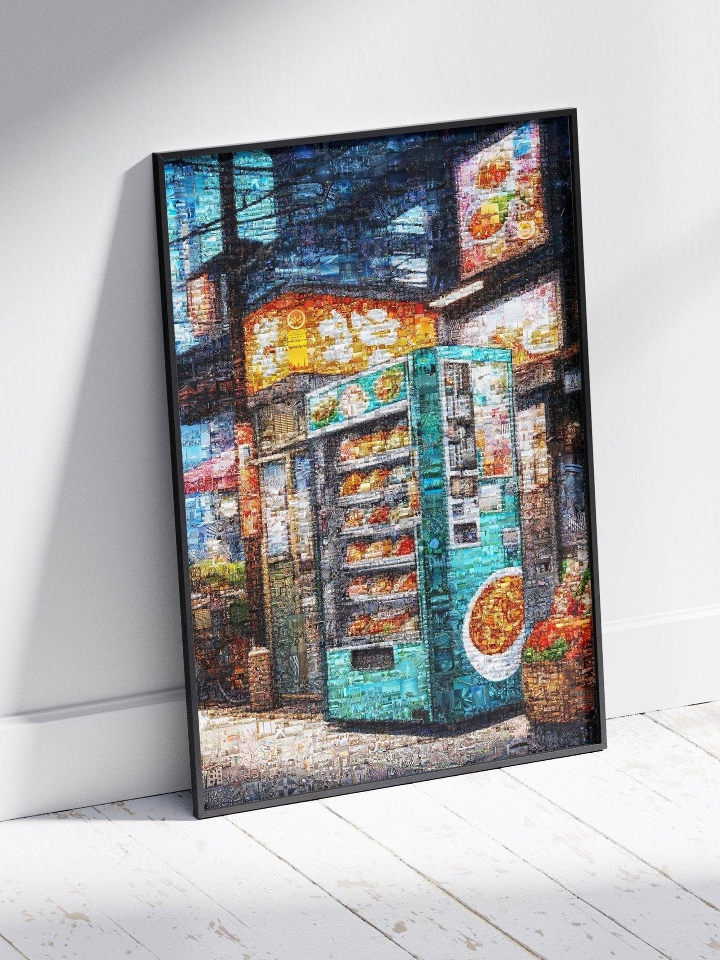 Tokyo Street Vending – Japanese Mosaic Wall Art - AtelierMosaics