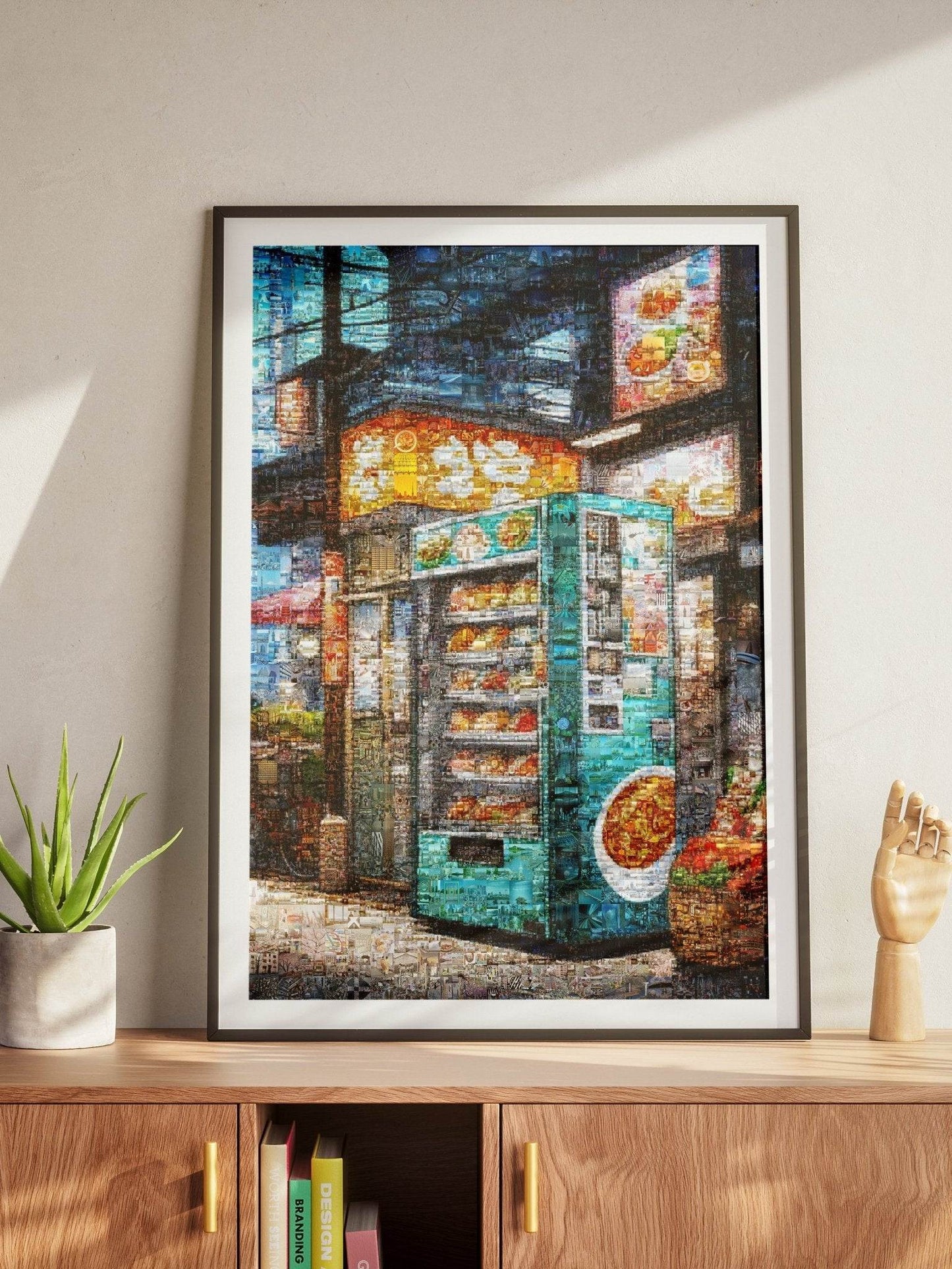 Tokyo Street Vending – Japanese Mosaic Wall Art - AtelierMosaics