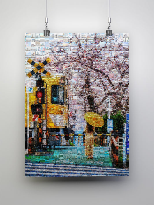 Tokyo Spring Train – Japanese Mosaic Wall Art AtelierMosaics