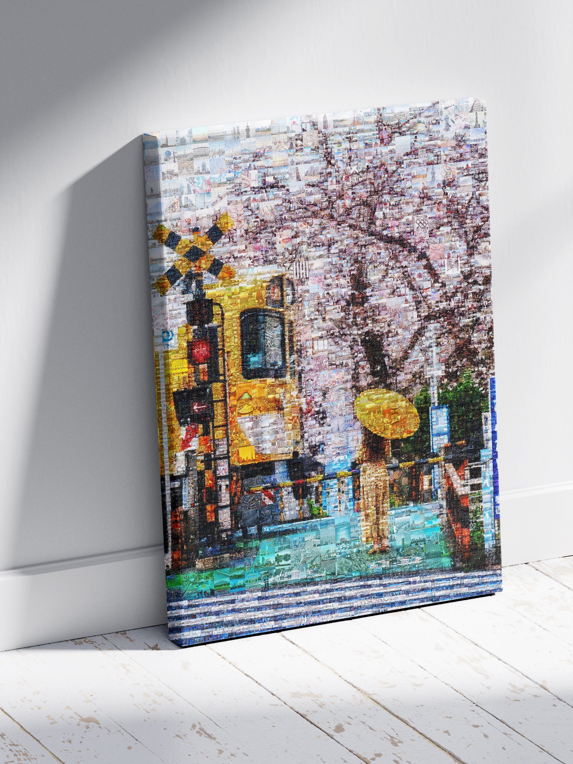Tokyo Spring Train – Japanese Mosaic Wall Art AtelierMosaics