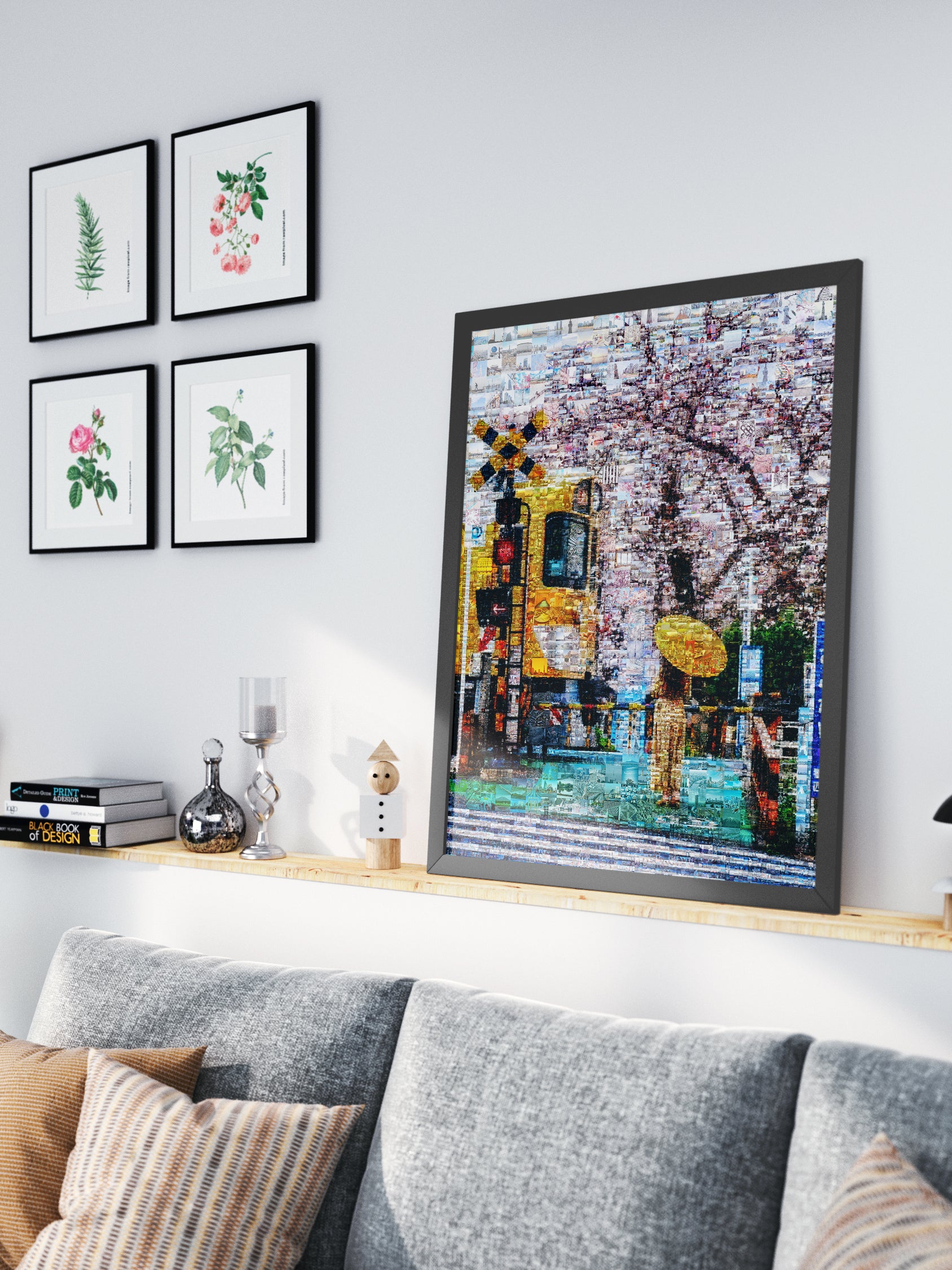 Tokyo Spring Crossing – Japanese Mosaic Wall Art AtelierMosaics