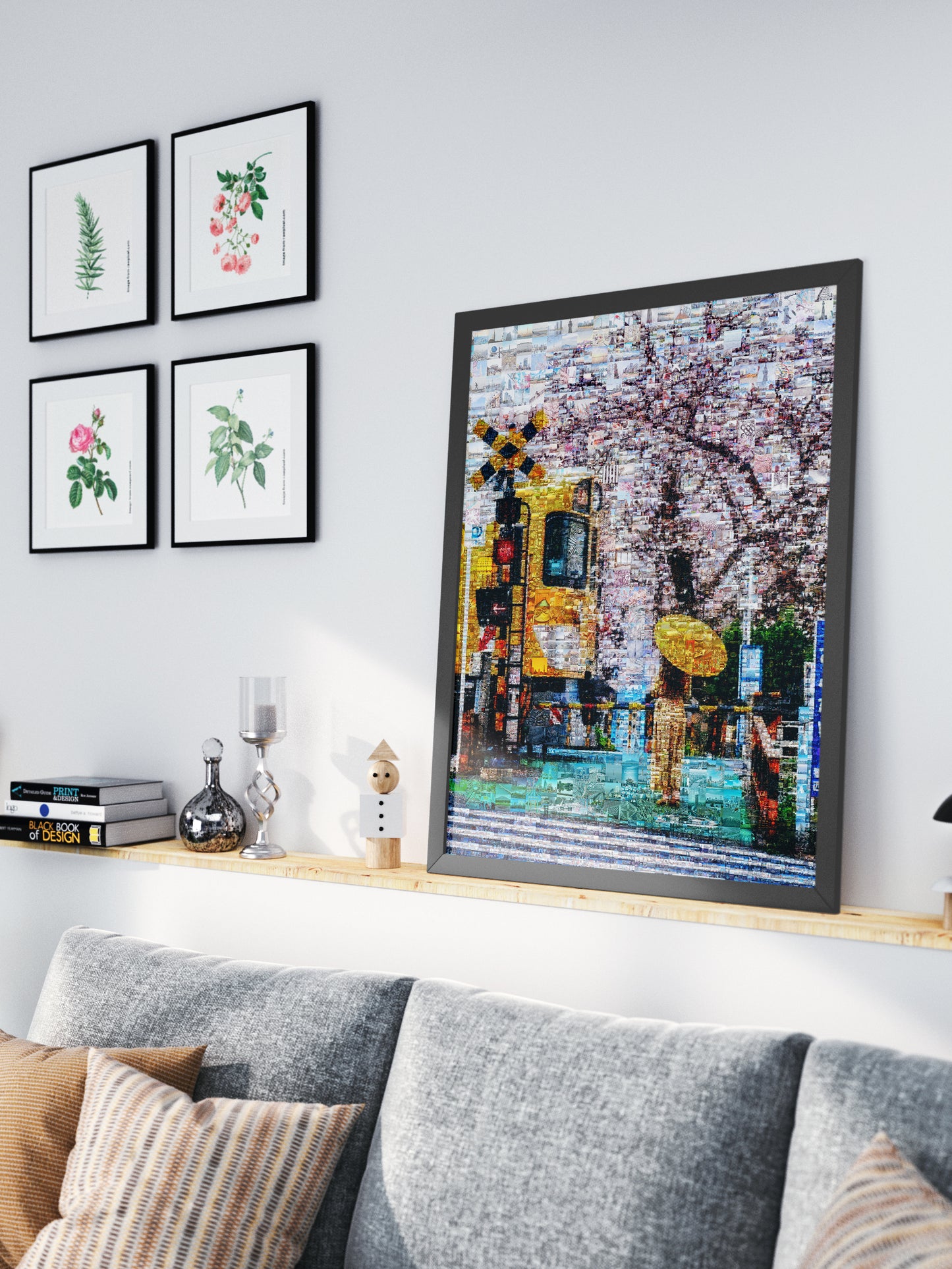 Tokyo Spring Train – Japanese Mosaic Wall Art AtelierMosaics