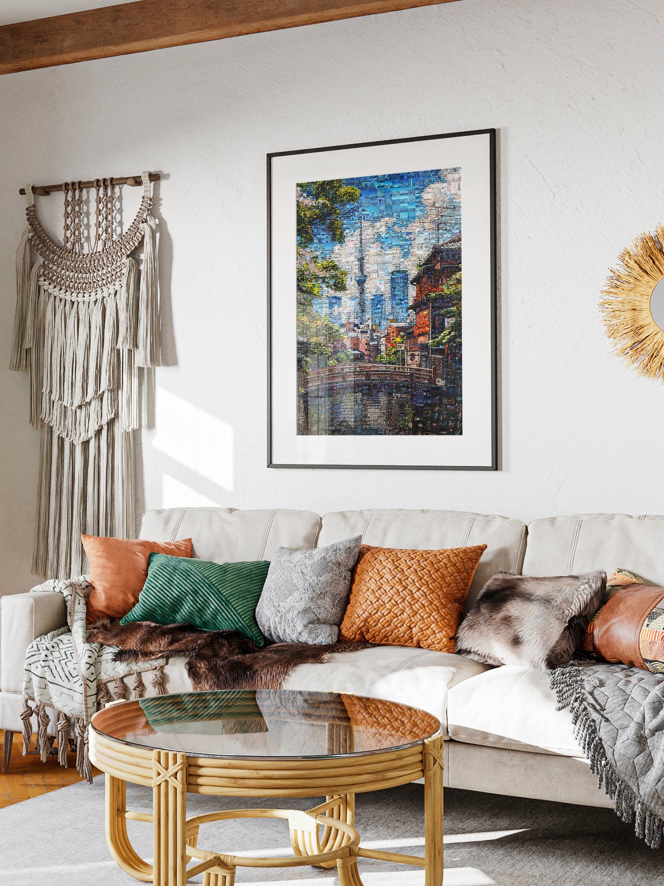 Tokyo Skytree View – Japanese Mosaic Wall Art AtelierMosaics