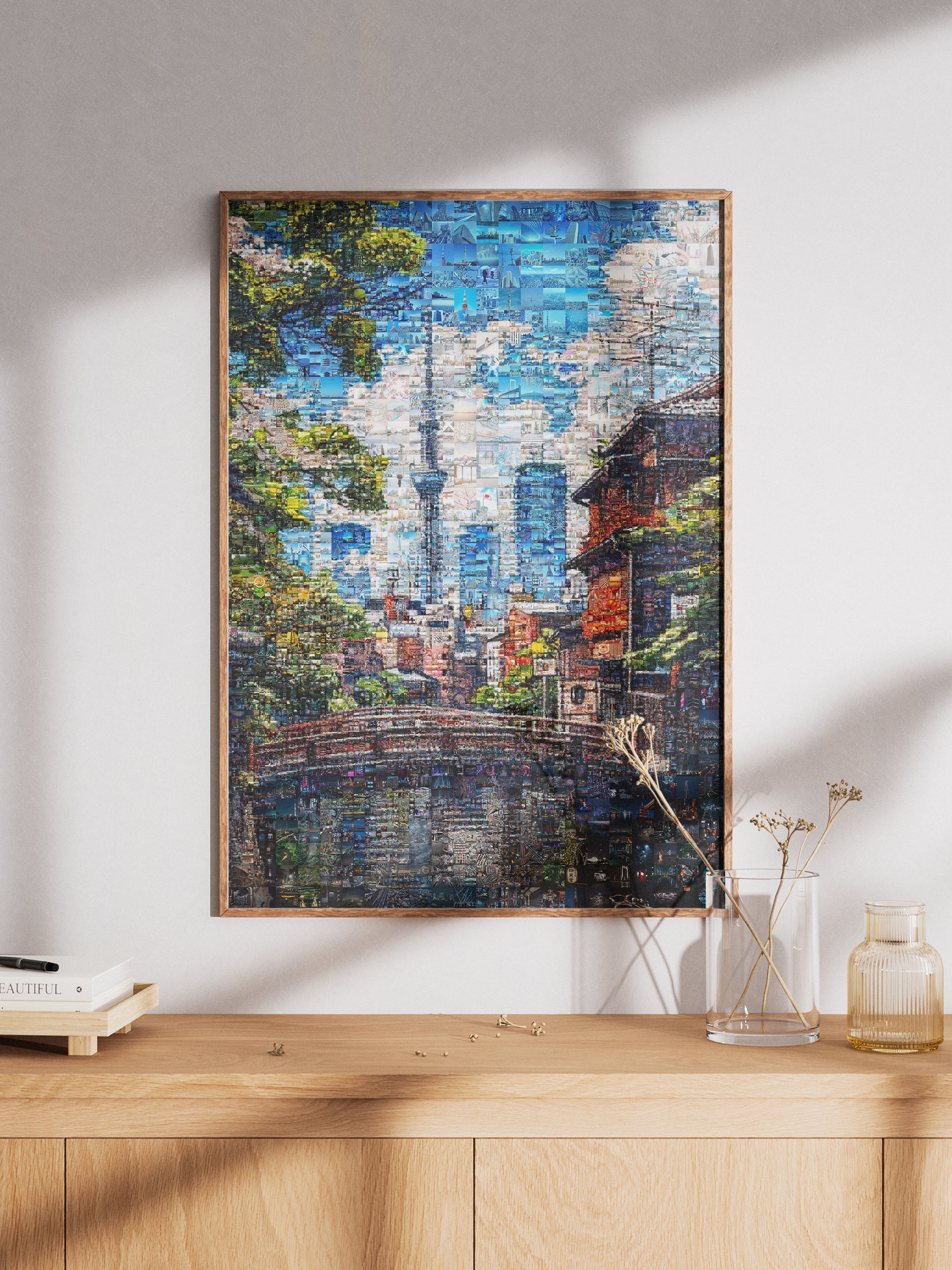 Tokyo Skytree View – Japanese Mosaic Wall Art AtelierMosaics
