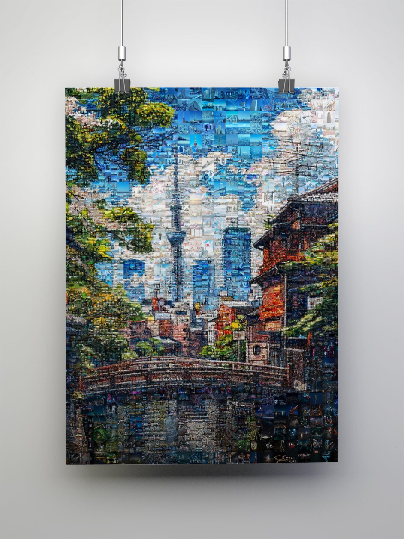 Tokyo Skytree View – Japanese Mosaic Wall Art AtelierMosaics