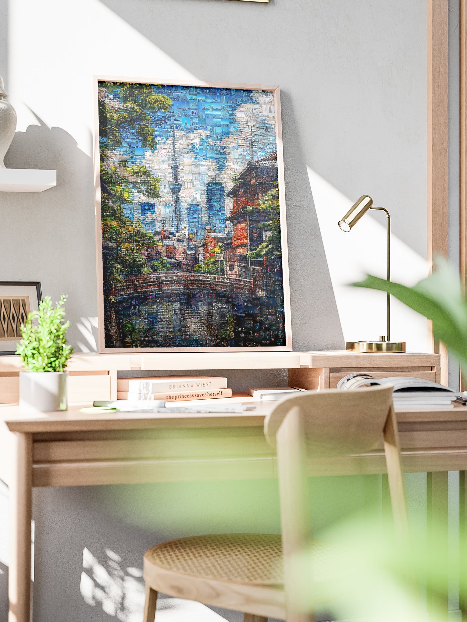 Tokyo Skytree View – Japanese Mosaic Wall Art AtelierMosaics