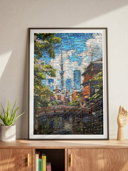 Tokyo Skytree View – Japanese Mosaic Wall Art AtelierMosaics