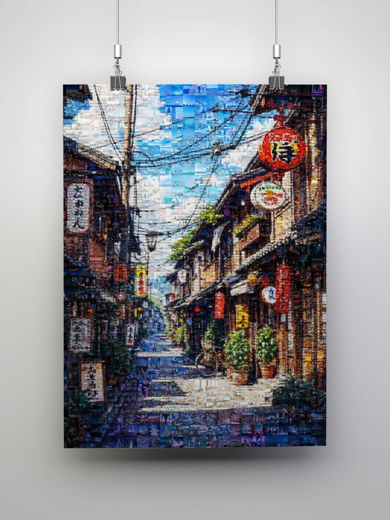 Tokyo Mosaic Art — Traditional Alley with Lanterns AtelierMosaics