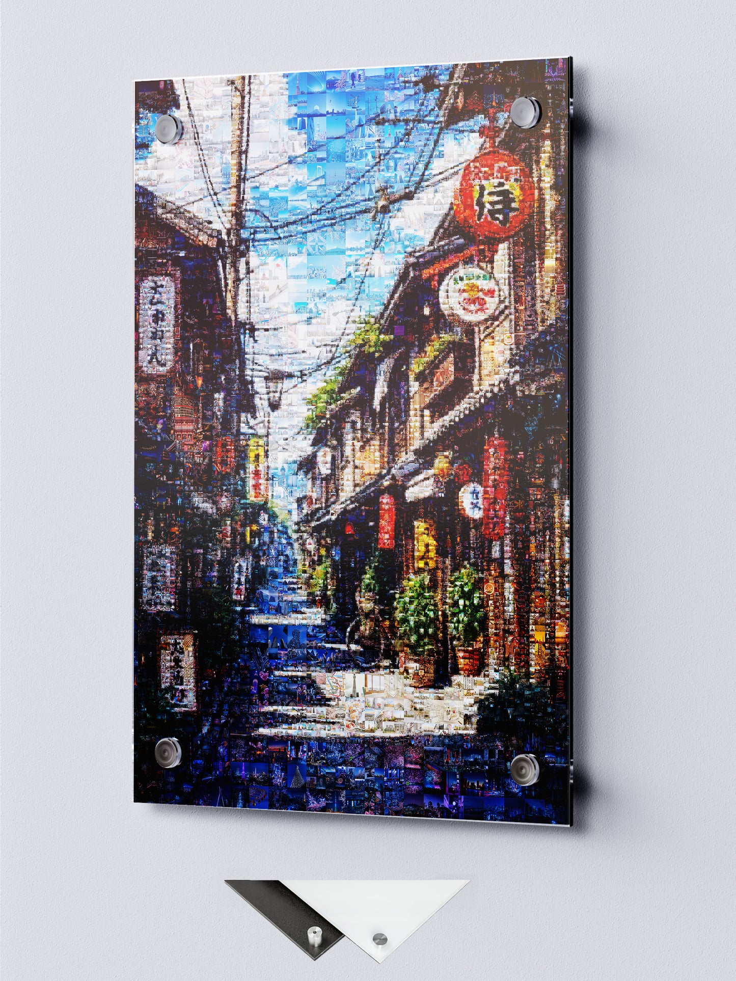 Tokyo Mosaic Art — Traditional Alley with Lanterns AtelierMosaics