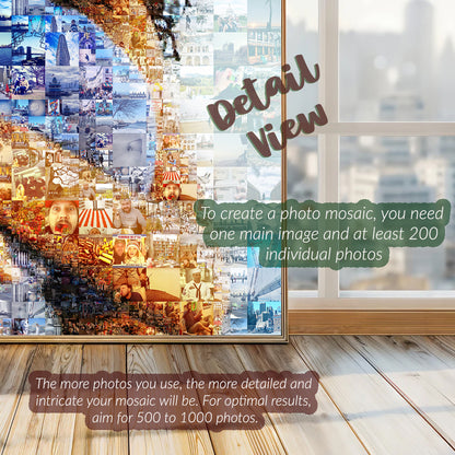 Custom Photo Mosaic from Your Photos | Unique Gift – AtelierMosaics