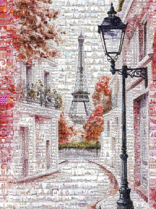 Stunning Paris Mosaic Artwork - Captivating Cityscape of France's Capital AtelierMosaics