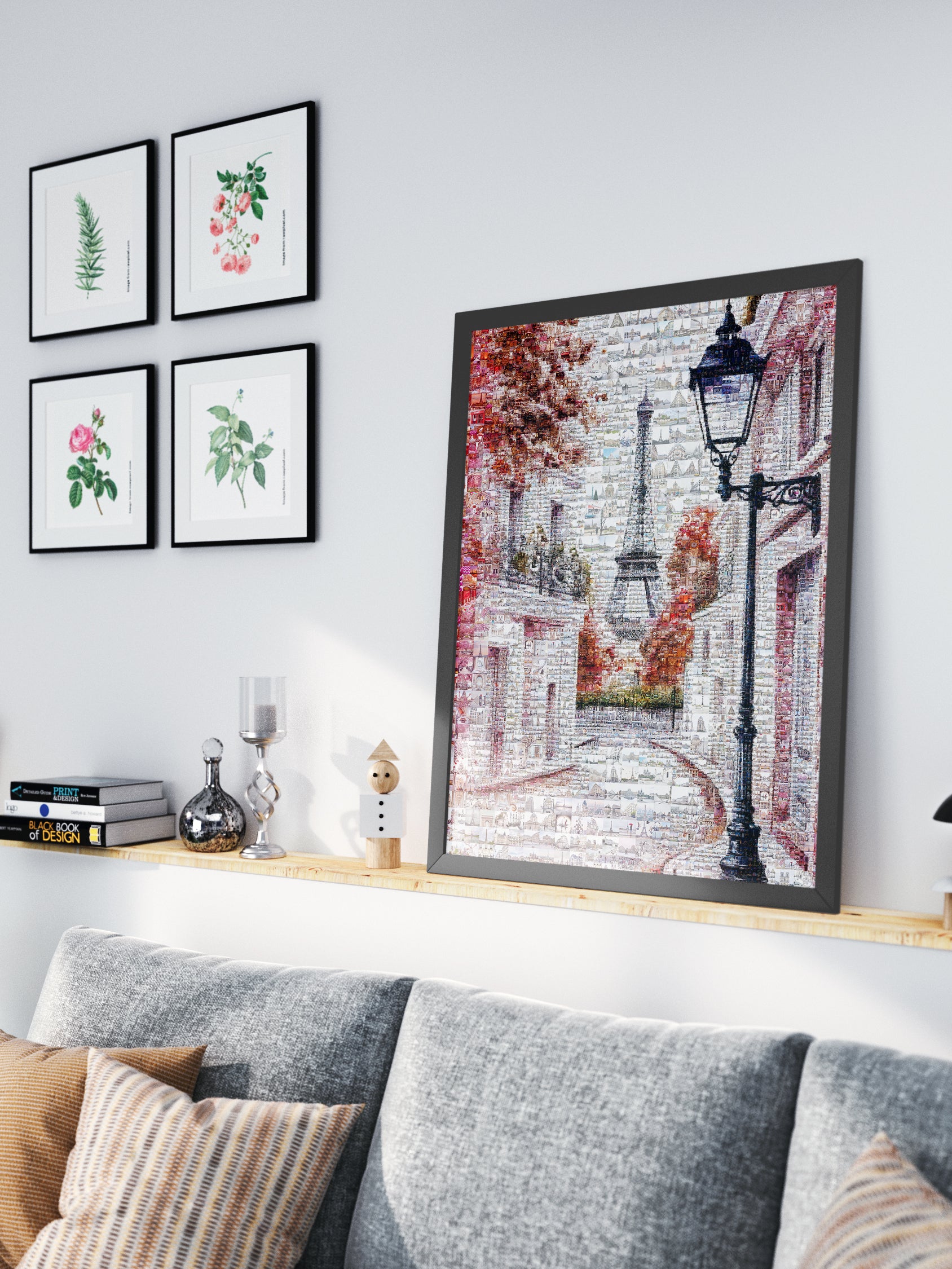 Stunning Paris Mosaic Artwork - Captivating Cityscape of France's Capital AtelierMosaics