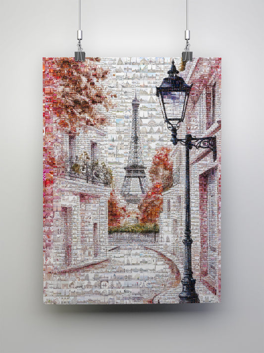 Stunning Paris Mosaic Artwork - Captivating Cityscape of France's Capital AtelierMosaics