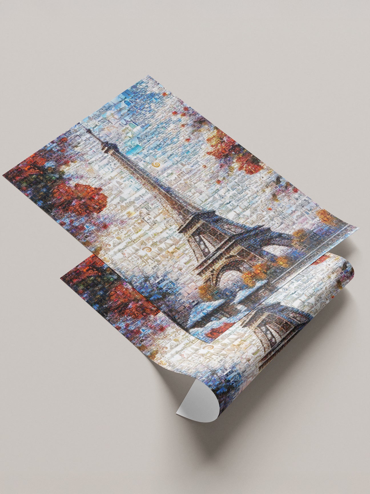 Stunning Paris Mosaic Artwork Featuring the Eiffel Tower – Perfect Wall Decor for Lovers of France AtelierMosaics