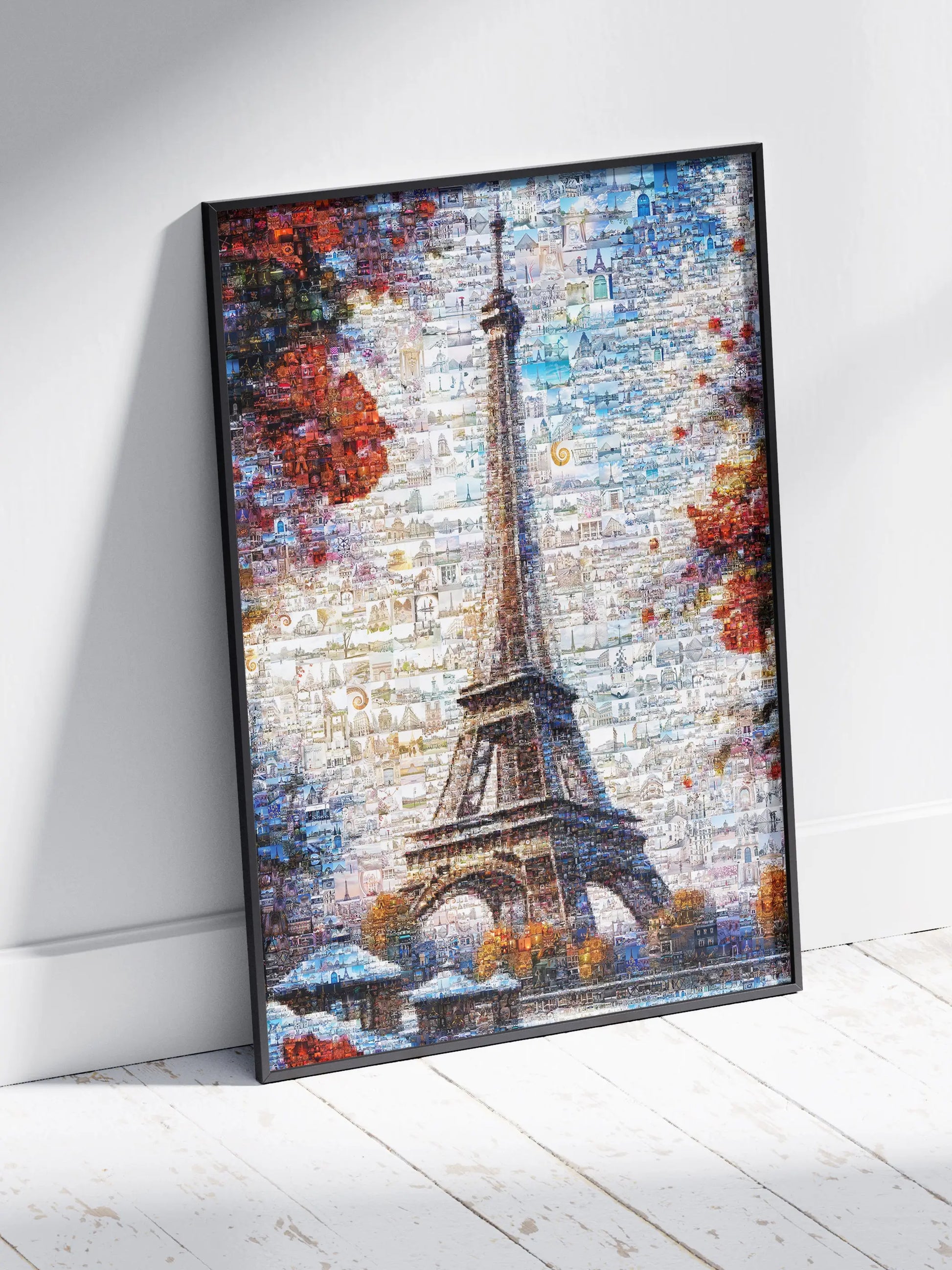 Stunning Paris Mosaic Artwork Featuring the Eiffel Tower – Perfect Wall Decor for Lovers of France AtelierMosaics